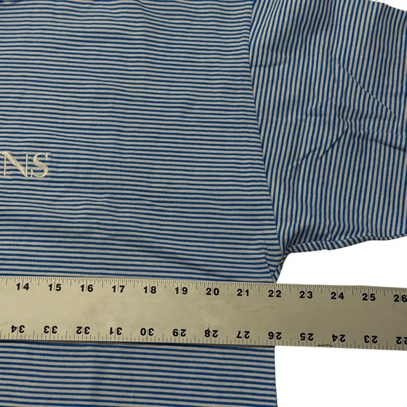 Vintage GUESS JEANS USA Striped T -Shirt Mens Large Striped Georges Marciano - Picture 6 of 10